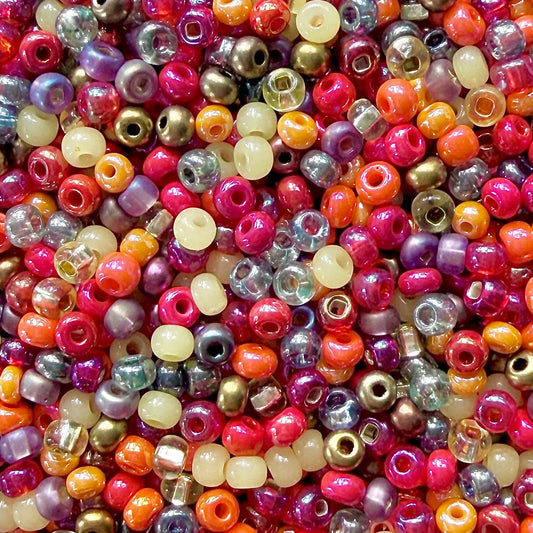 Fall Fiesta 6/0 Czech Seed Bead Mix - The Bead Mix
