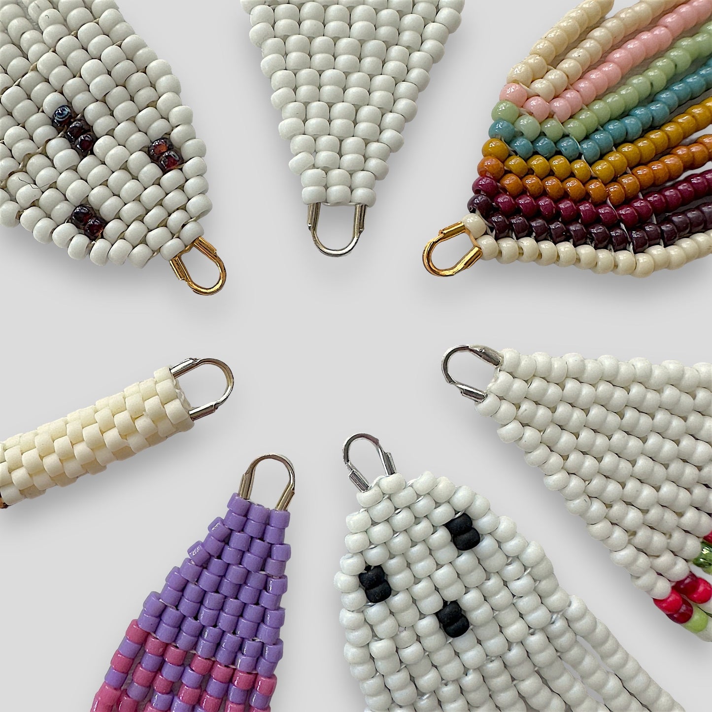 Fine Silver + 24K Gold Plated Thread Guards - Pack of 100 - The Bead Mix