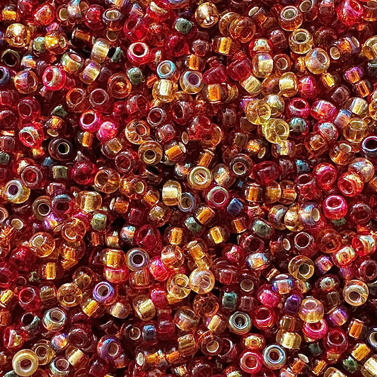 Fire 11/0 Miyuki Seed Bead Mix - The Bead Mix