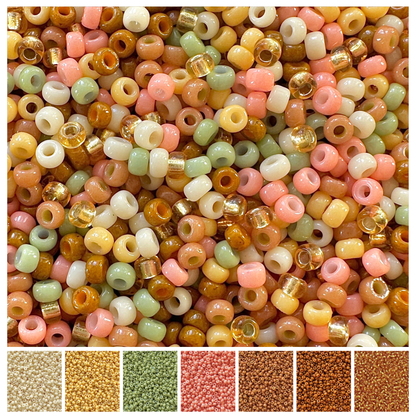 Gingerbread Miyuki Bead Mix Recipe & Color Palette (DIGITAL) - The Bead Mix