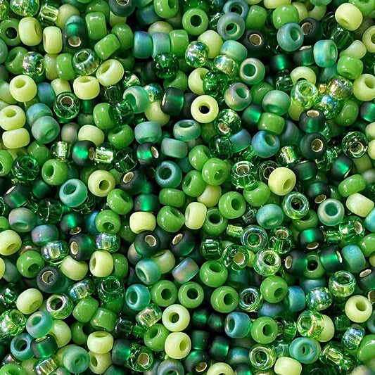 Go Green 11/0 Miyuki Seed Bead Mix - The Bead Mix