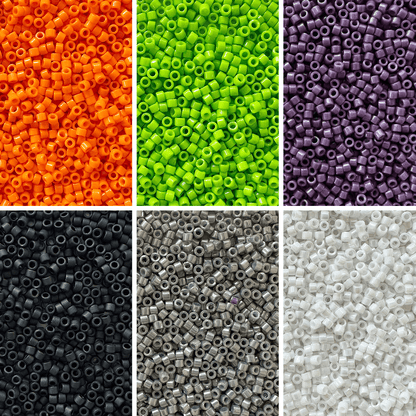 Halloween Miyuki 11/0 Delica Bead Set - The Bead Mix