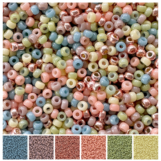 Happy Days Miyuki Bead Color Palette - The Bead Mix