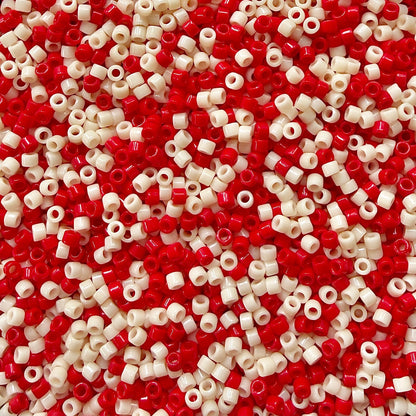 Hearts 11/0 Miyuki Delica Bead Mix - The Bead Mix