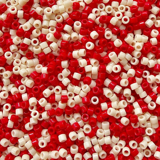 Hearts 11/0 Miyuki Delica Bead Mix - The Bead Mix
