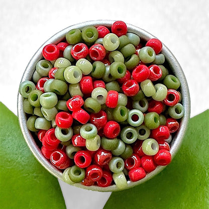 Holly 11/0 Miyuki Seed Bead Mix - The Bead Mix