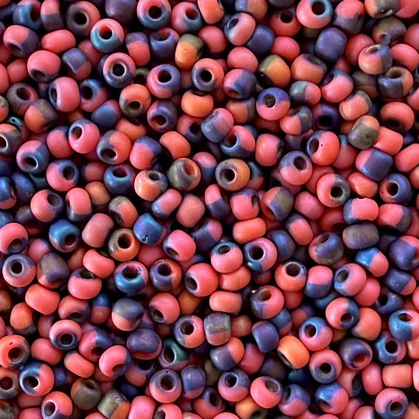 Matte Bold Rainbow 6/0 Czech Seed Beads (100g) - The Bead Mix