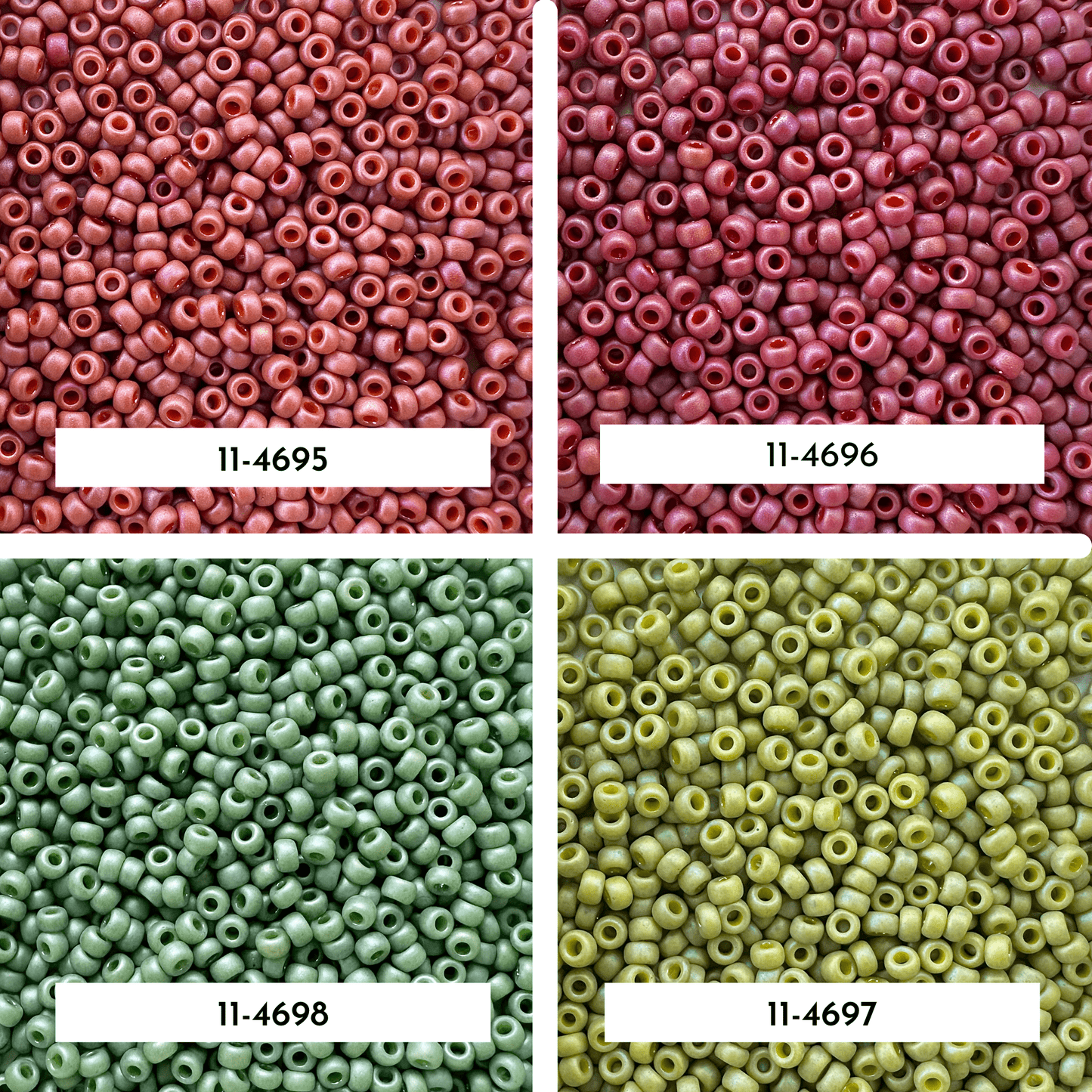 Matte Opaque Glazed Rainbow Miyuki 11/0 Seed Bead Set - The Bead Mix