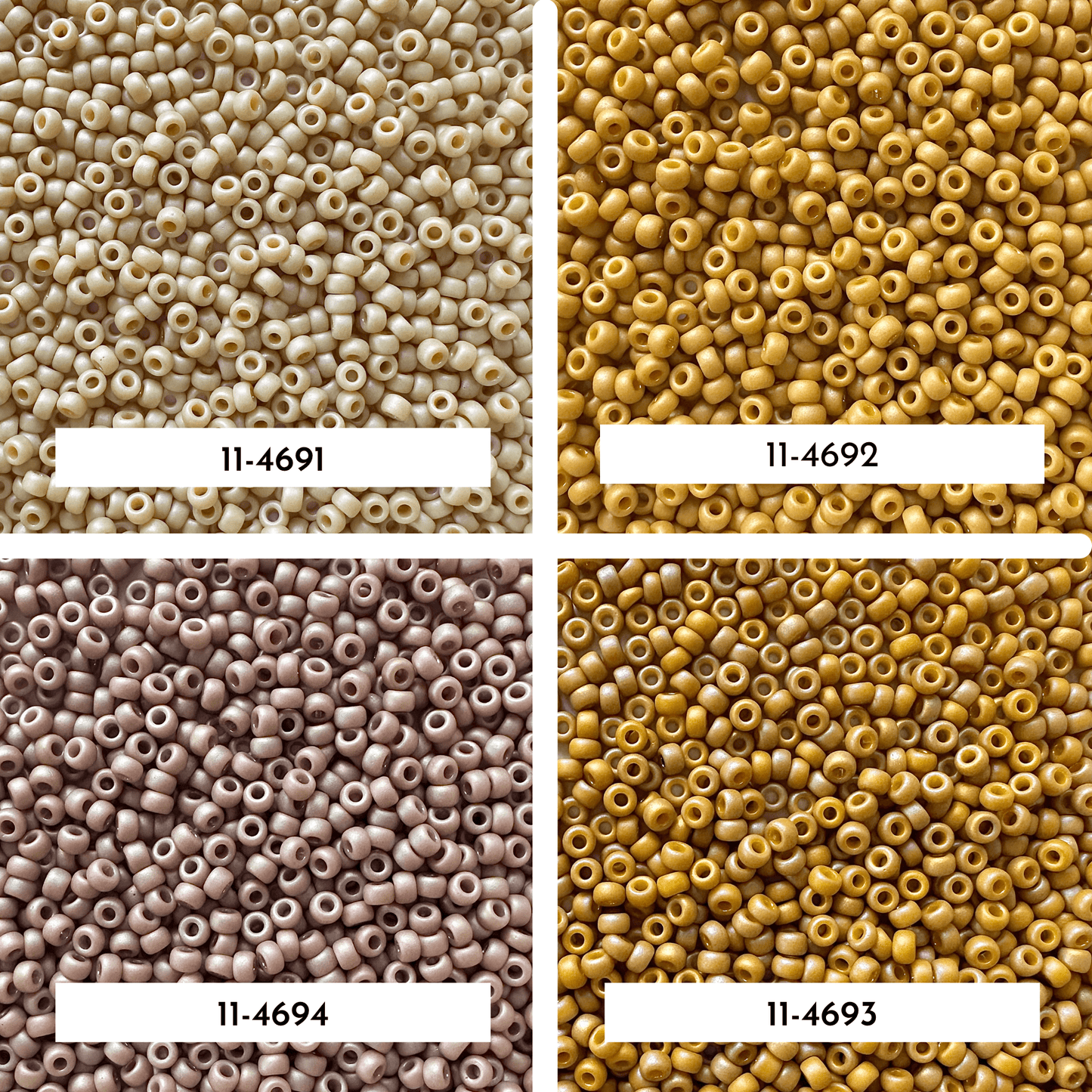 Matte Opaque Glazed Rainbow Miyuki 11/0 Seed Bead Set - The Bead Mix