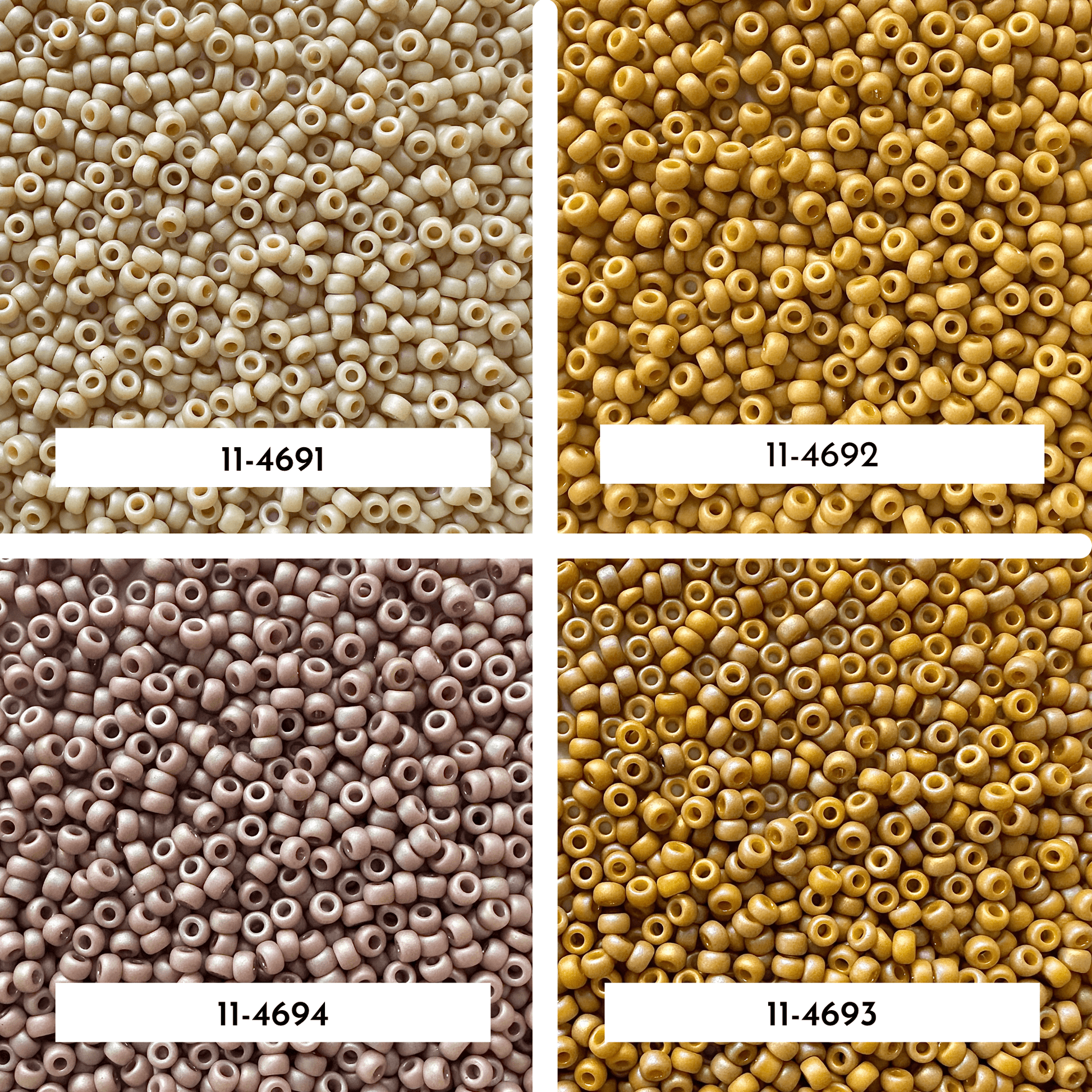 Matte Opaque Glazed Rainbow Miyuki 11/0 Seed Bead Set - The Bead Mix