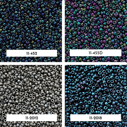 Metallic Iris Miyuki 11/0 Seed Bead Set - The Bead Mix
