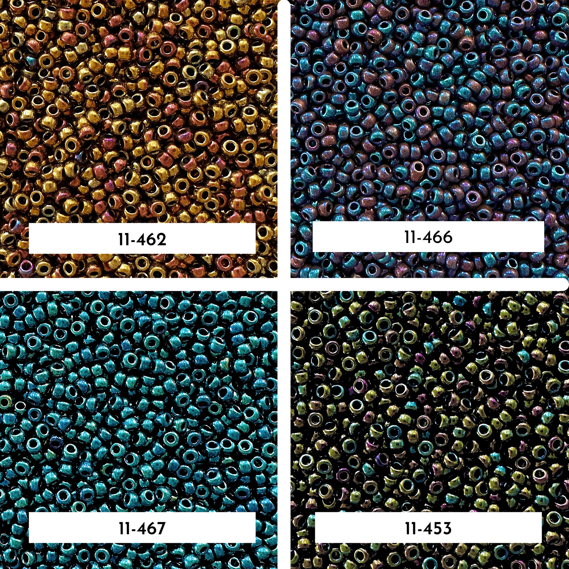 Metallic Iris Miyuki 11/0 Seed Bead Set - The Bead Mix