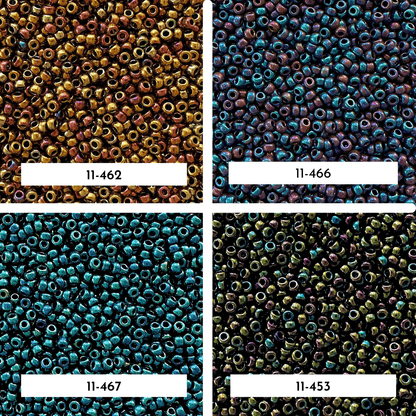 Metallic Iris Miyuki 11/0 Seed Bead Set - The Bead Mix