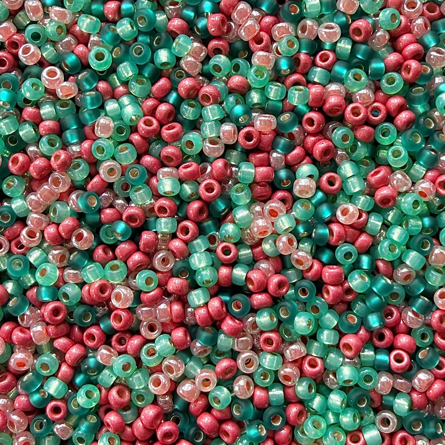 Minty Melon 11/0 Miyuki Seed Bead Mix - The Bead Mix