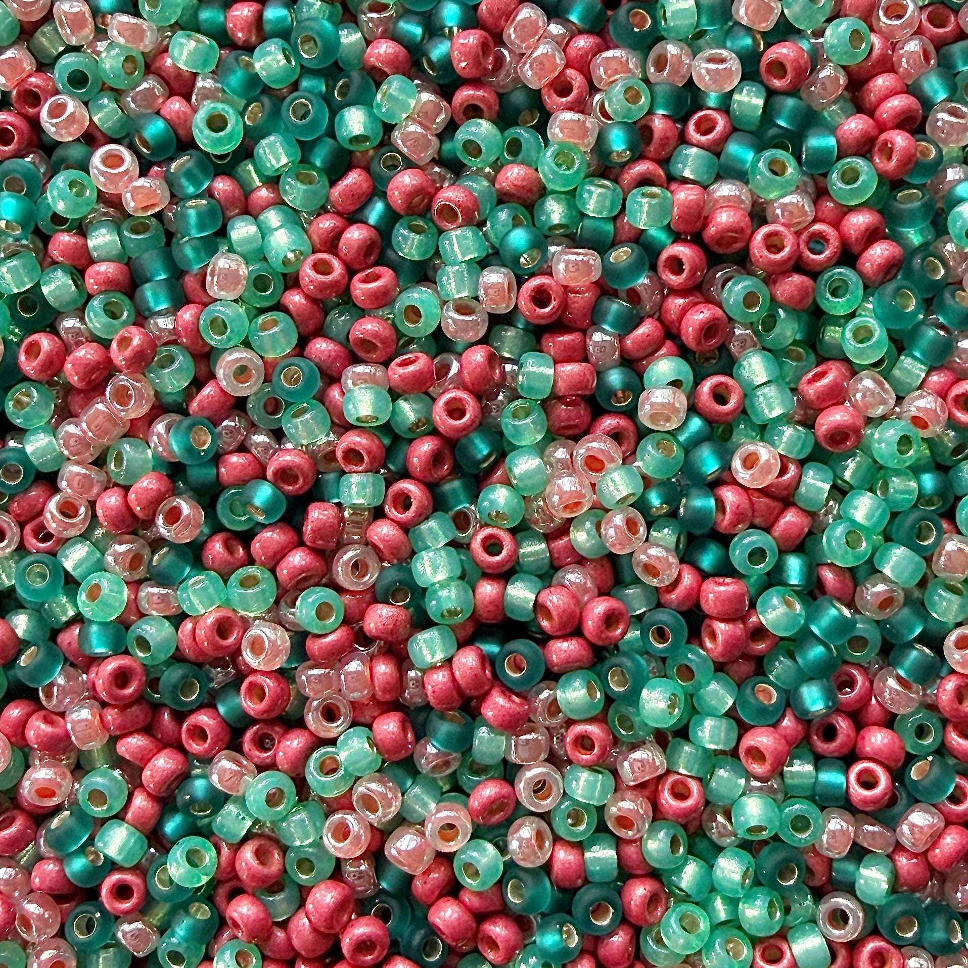 Minty Melon 11/0 Miyuki Seed Bead Mix - The Bead Mix