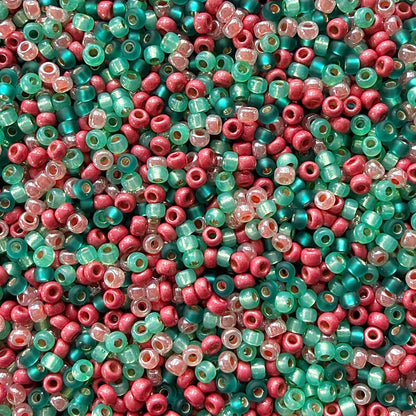 Minty Melon 11/0 Miyuki Seed Bead Mix - The Bead Mix