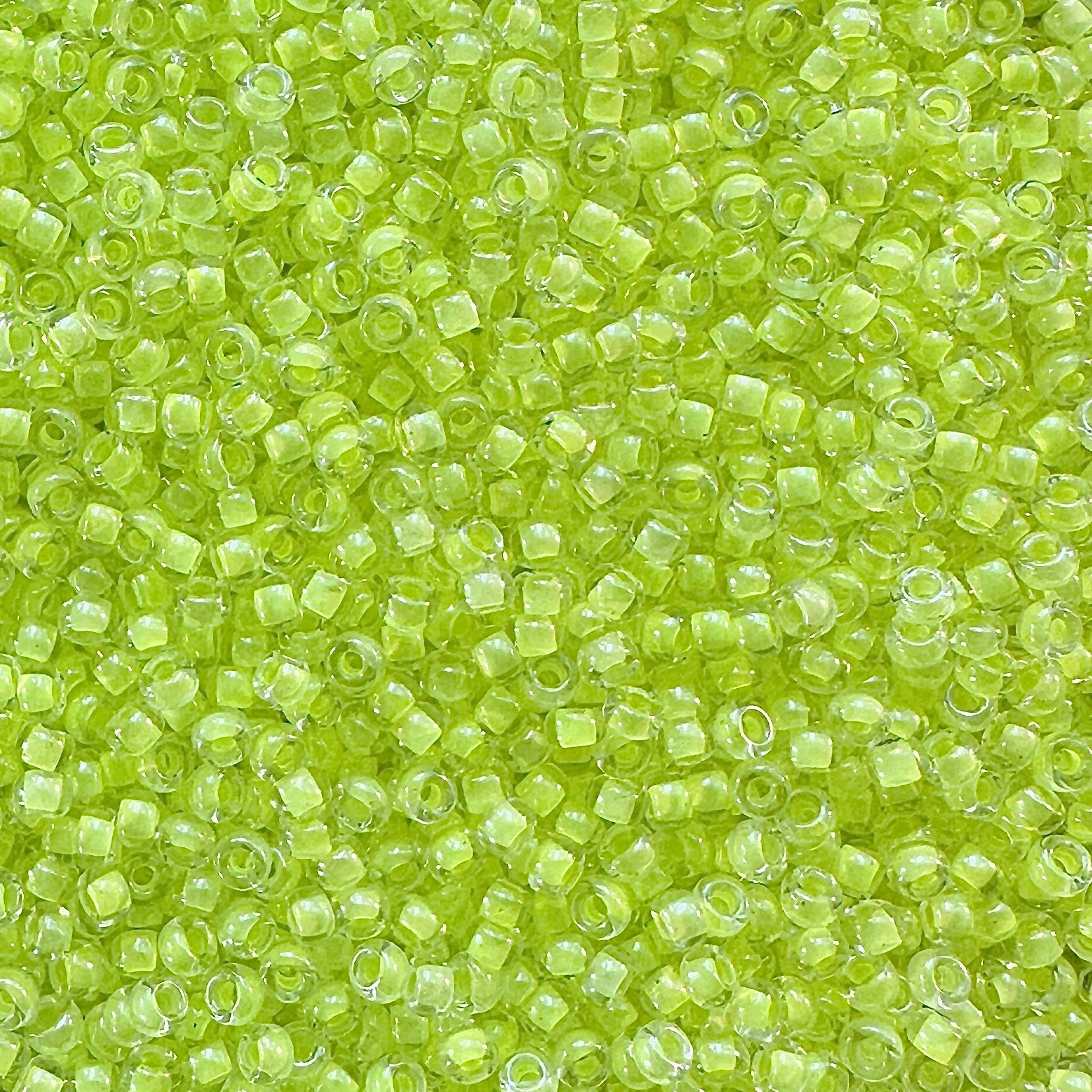 Miyuki 11 - 1119 Luminous Lime Yellow - The Bead Mix