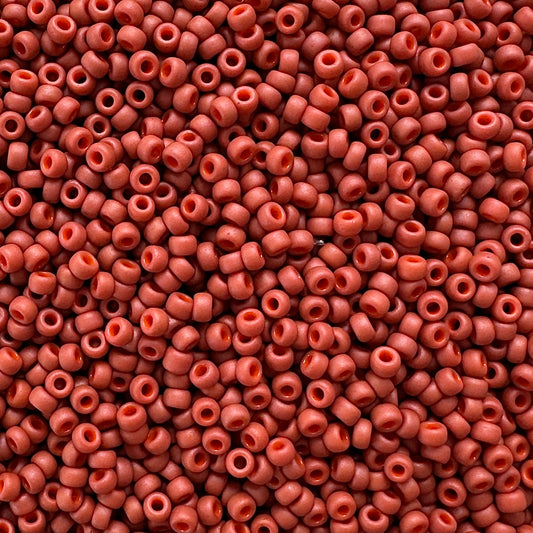 Miyuki 11 - 1236 Opaque Matte Terracotta - The Bead Mix