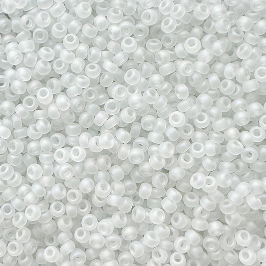 Miyuki 11 - 131FR Crystal Frosted Rainbow - The Bead Mix