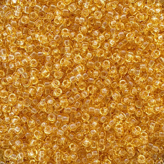 Miyuki 11 - 132 Transparent Light Topaz - The Bead Mix