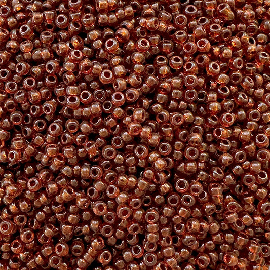 Miyuki 11 - 134 Transparent Dark Topaz - The Bead Mix