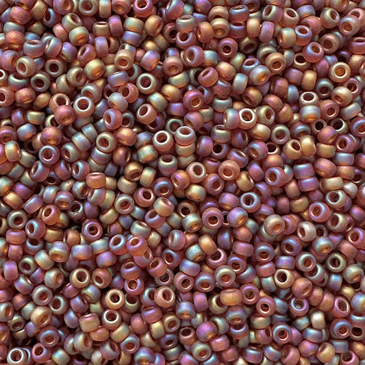 Miyuki 11 - 134FR Topaz Frosted Rainbow - The Bead Mix