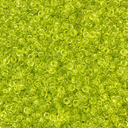 Miyuki 11 - 143 Transparent Chartreuse - The Bead Mix