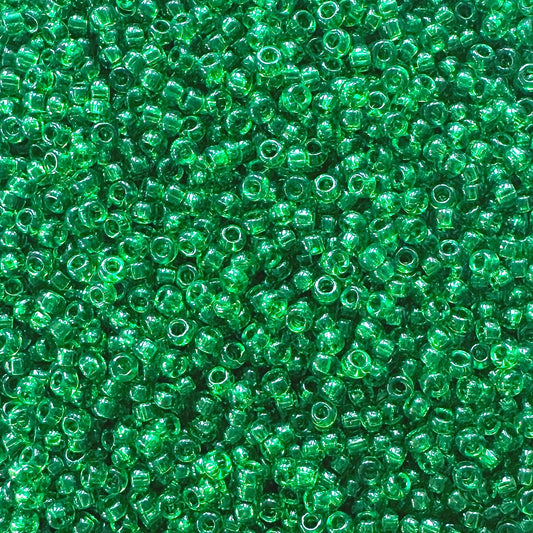 Miyuki 11 - 146 Transparent Green - The Bead Mix