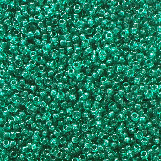 Miyuki 11 - 147 Transparent Emerald - The Bead Mix