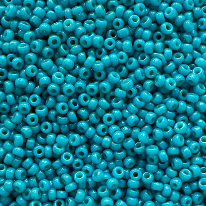Miyuki 11 - 1471 Opaque Dyed Dark Aqua - The Bead Mix