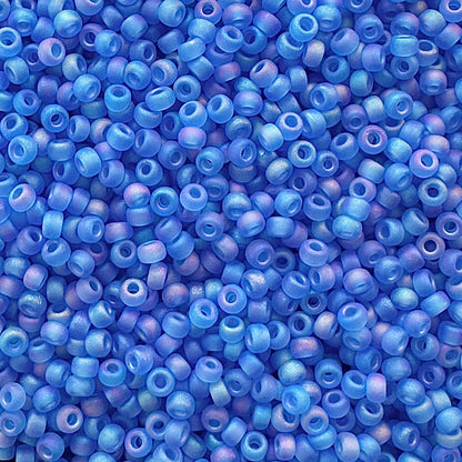 Miyuki 11 - 150FR Sapphire Frosted Rainbow - The Bead Mix