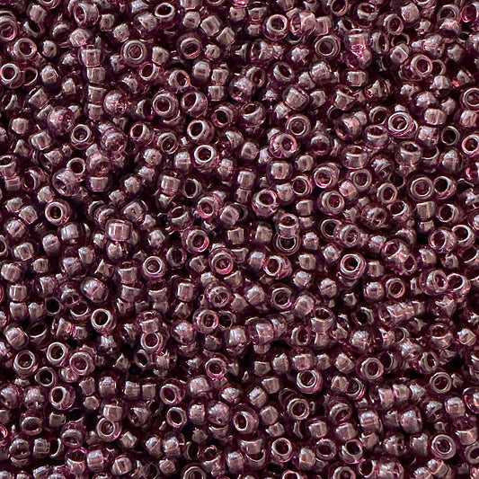 Miyuki 11 - 153 Transparent Smoky Amethyst - The Bead Mix