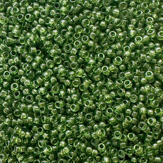 Miyuki 11 - 158 Transparent Olive - The Bead Mix