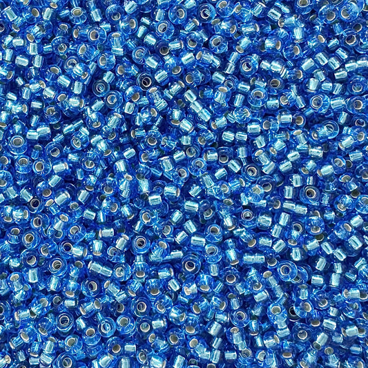 Miyuki 11 - 19 Silver Lined Sapphire - The Bead Mix