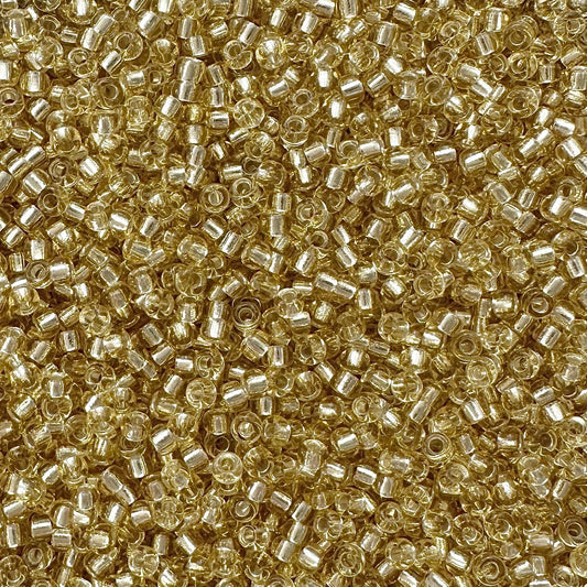 Miyuki 11 - 2 Silver Lined Light Gold - The Bead Mix