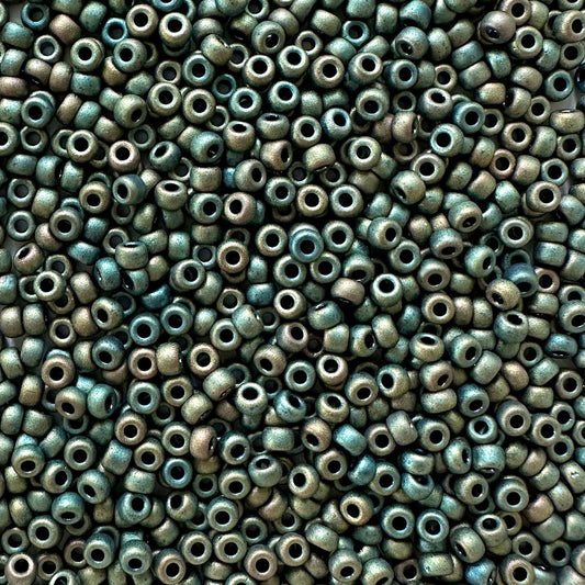 Miyuki 11 - 2008 Matte Metallic Patina Iris - The Bead Mix
