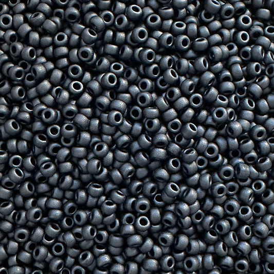 Miyuki 11 - 2010 Matte Metallic Dark Gray - The Bead Mix