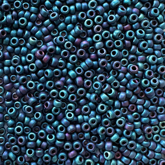 Miyuki 11 - 2018 Matte Metallic Purple Iris - The Bead Mix