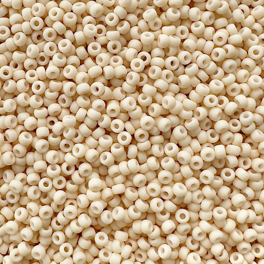 Miyuki 11 - 2022 Opaque Matte Dark Cream - The Bead Mix