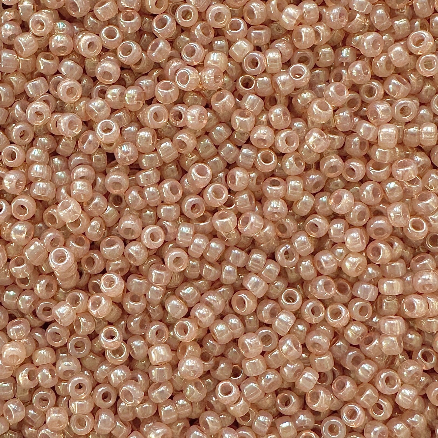 Miyuki 11 - 2371 Translucent Dusty Peach Luster - The Bead Mix