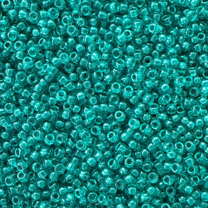 Miyuki 11 - 2405 Transparent Teal - The Bead Mix