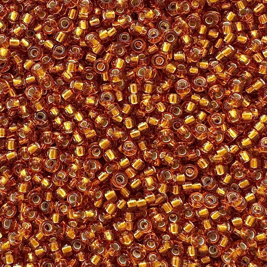 Miyuki 11 - 2422 Silver Lined Topaz - The Bead Mix