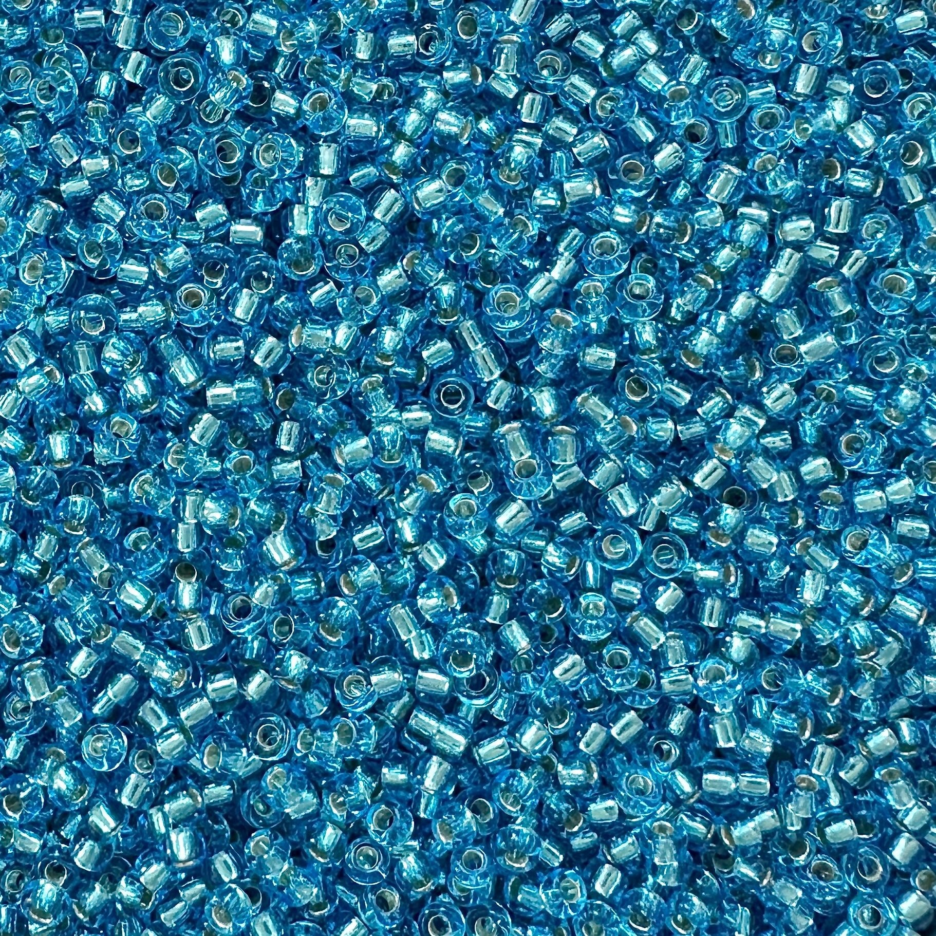 Miyuki 11 - 2429 Silver Lined Dark Aqua - The Bead Mix