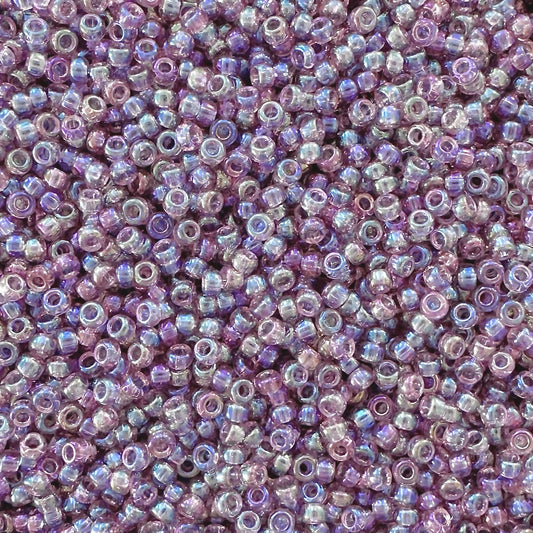 Miyuki 11 - 256 Transparent Smokey Amethyst AB - The Bead Mix