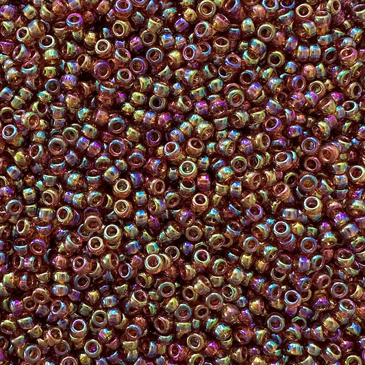Miyuki 11 - 257 Transparent Topaz AB - The Bead Mix