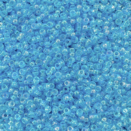 Miyuki 11 - 260 Transparent Aqua AB - The Bead Mix