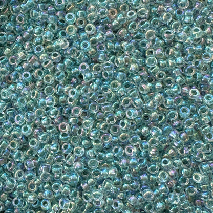 Miyuki 11 - 263 Seafoam Lined Crystal AB - The Bead Mix