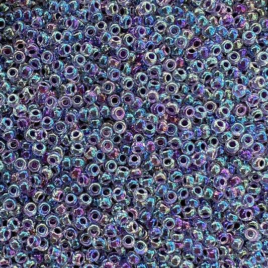 Miyuki 11 - 274 Amethyst Lined Crystal AB - The Bead Mix