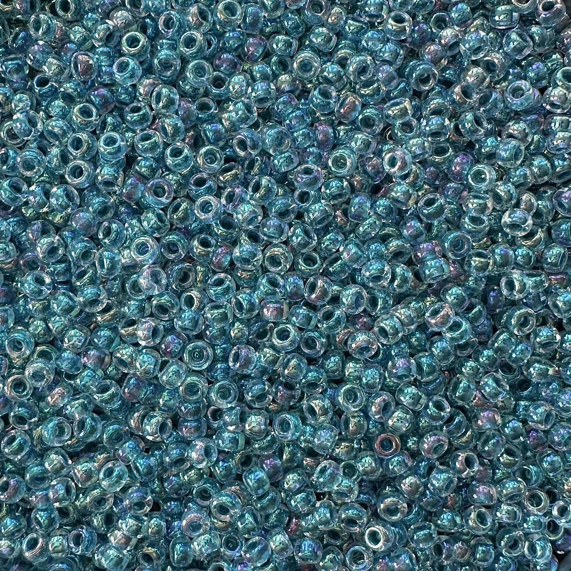 Miyuki 11 - 279 Blue Lined Crystal AB - The Bead Mix