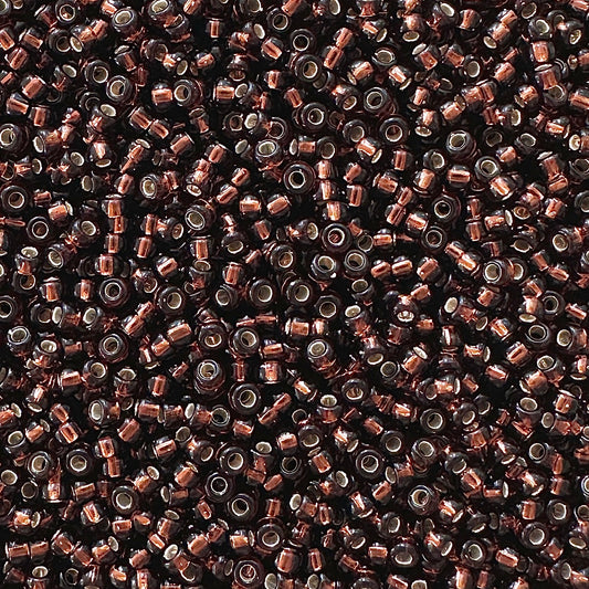 Miyuki 11 - 29 Silver Lined Root Beer - The Bead Mix